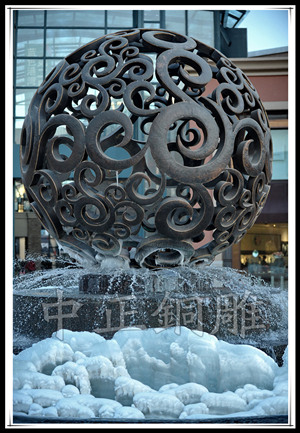 銅球雕塑