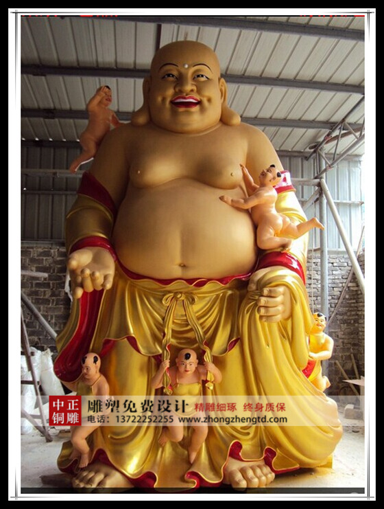 彌勒佛銅像