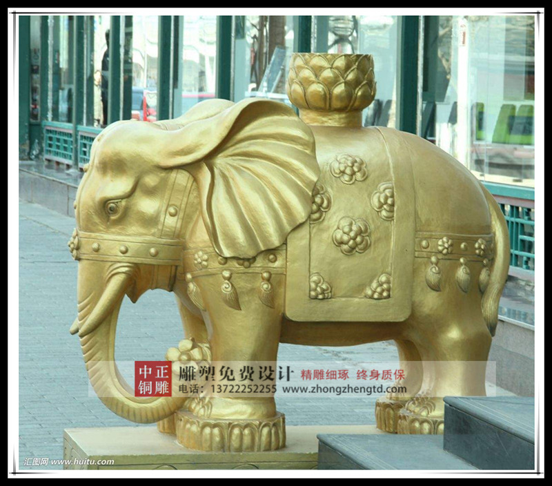 大象銅雕