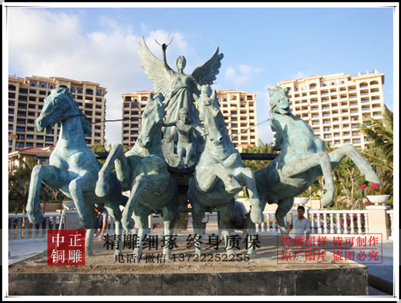 太陽神戰車銅像|太陽神戰車銅雕