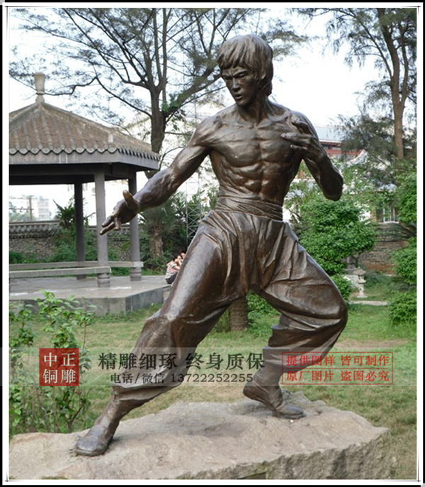 李小龍銅雕塑|李小龍生活的藝術家