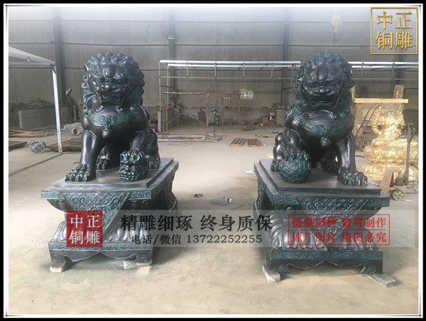 青銅故宮獅