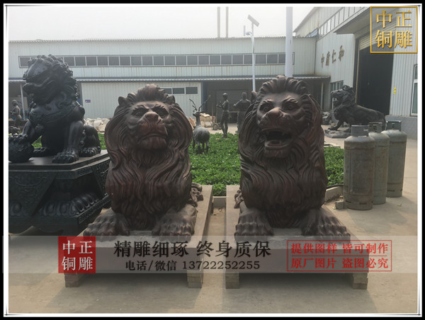2米匯豐銅獅子