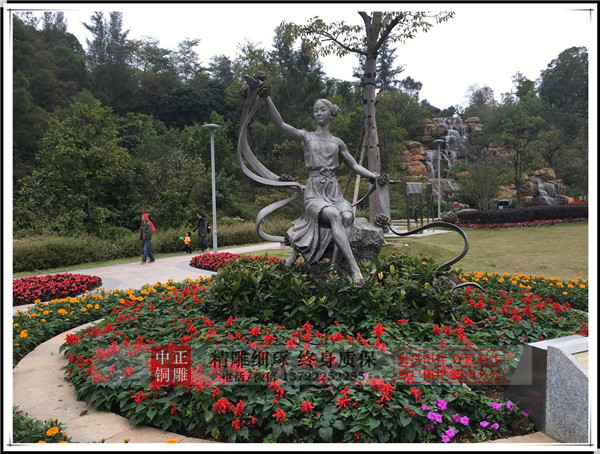 公園女神銅像