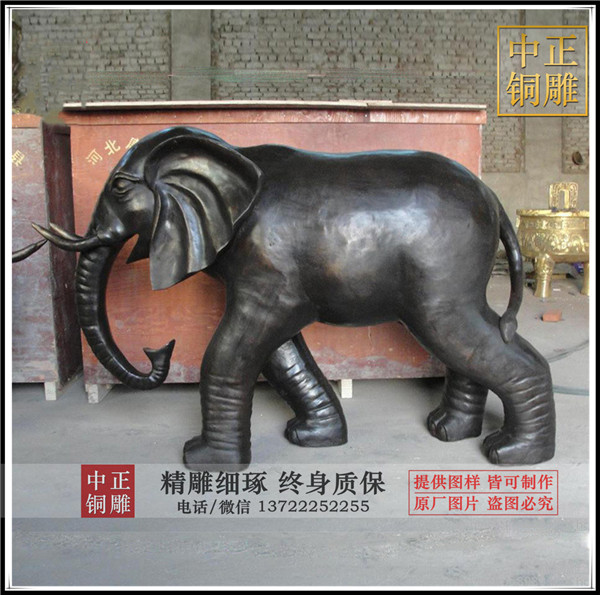 銅大象制作