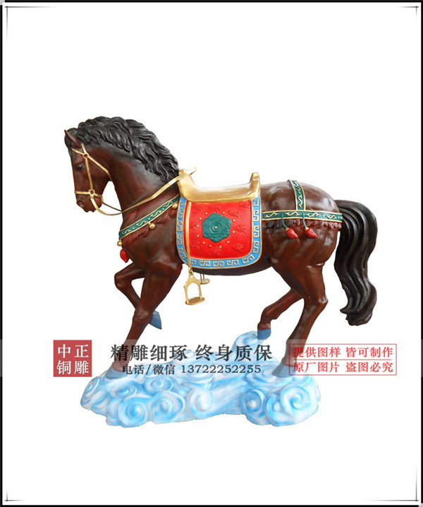 銅雕馬鑄造