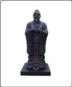 鑄銅孔子