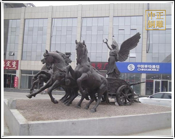 阿波羅戰車銅雕塑|阿波羅戰車雕塑價格