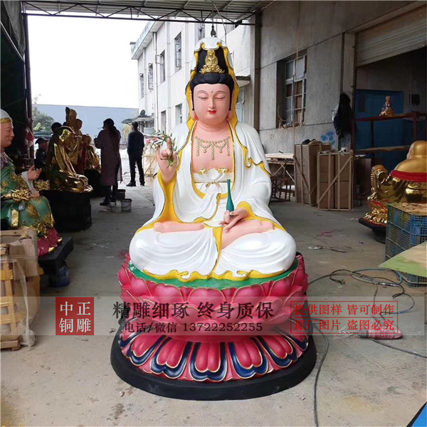 鑄銅觀音佛像