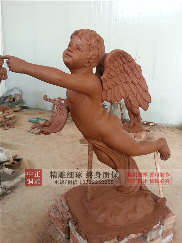 定制小天使銅雕