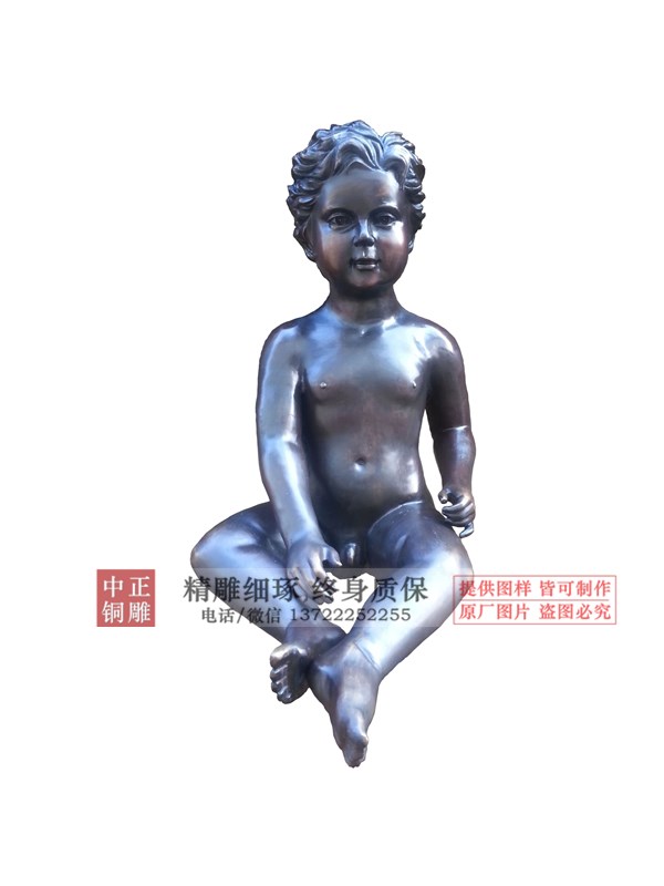 公園小孩雕塑