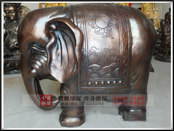 生產鑄銅大象