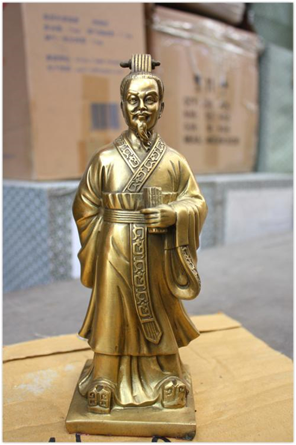 范蠡銅雕塑