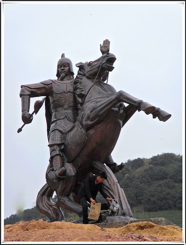 大型將軍銅雕塑