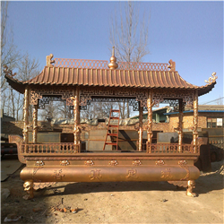 廠家直銷鑄鐵大型寺院香爐