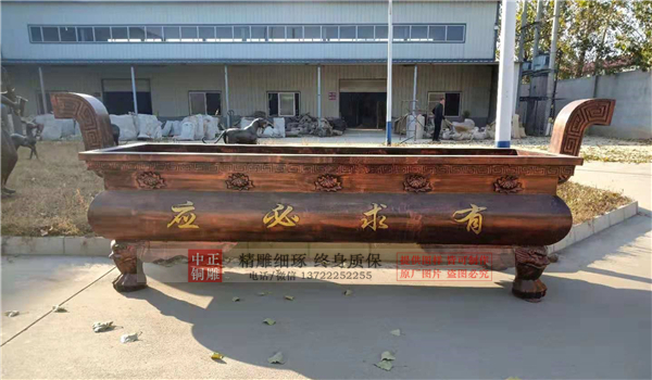 寺廟香爐雕塑