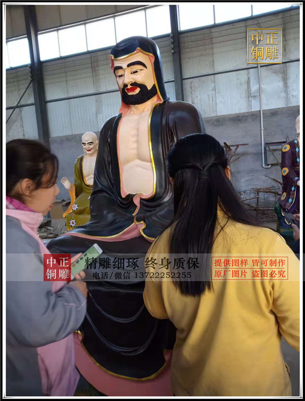 十八羅漢銅像