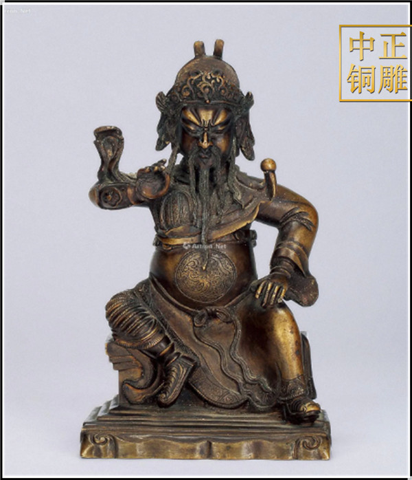 銅關公擺件