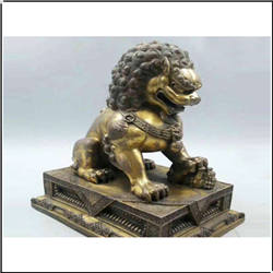 純銅宮門(mén)獅