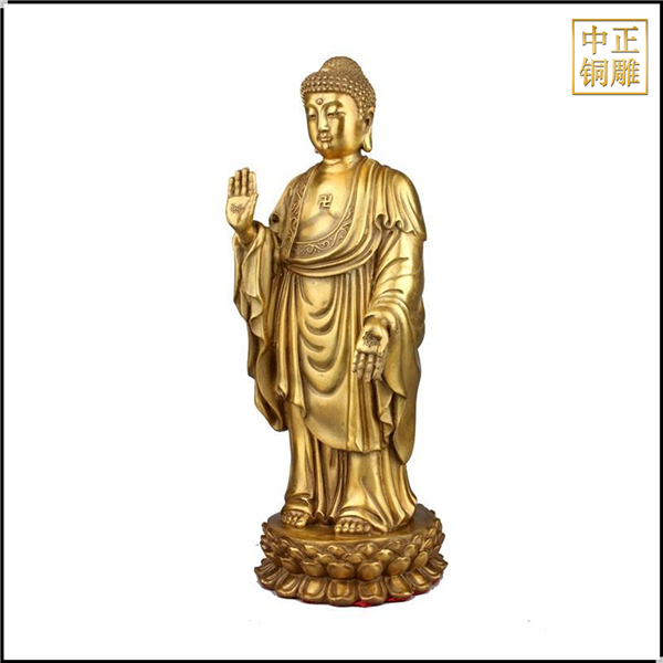 純銅如來佛祖