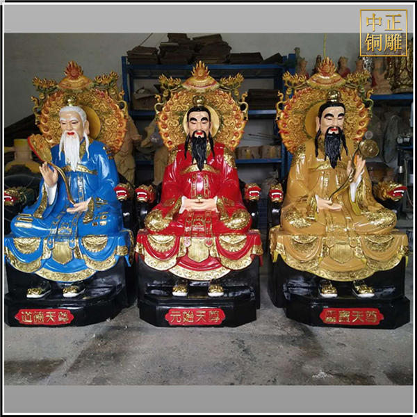 三寶佛雕塑