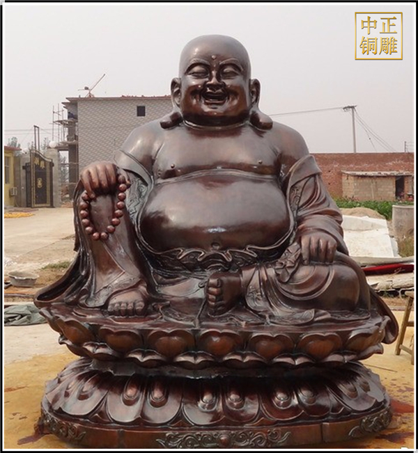 彌勒佛銅雕塑