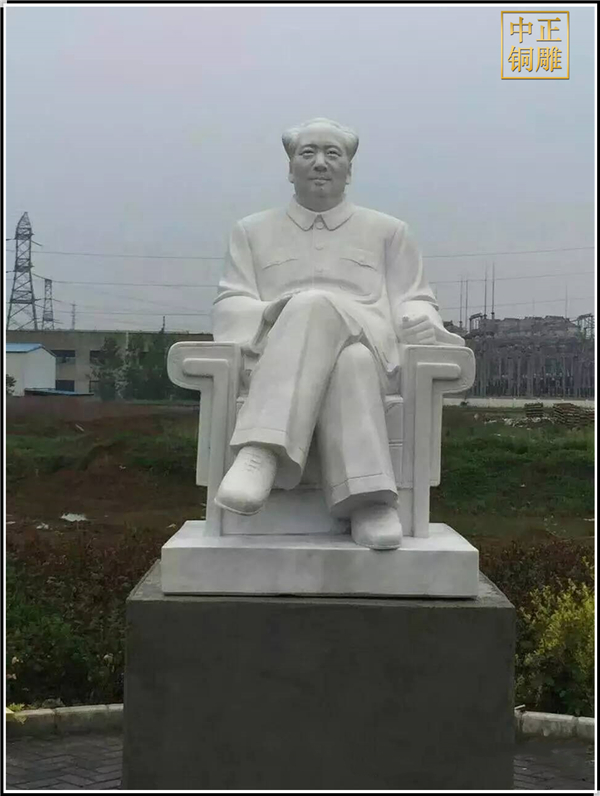 戶(hù)外景觀毛主席雕塑