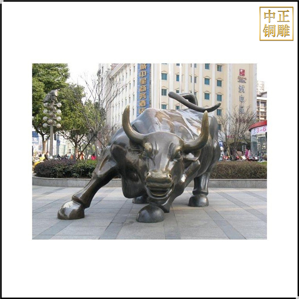 城市廣場銅牛雕塑