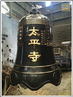 大型銅鐘鑄造
