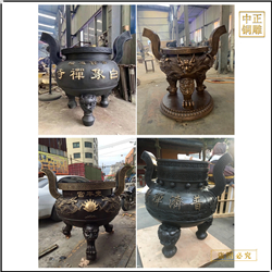 現貨供應四柱銅香爐