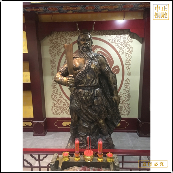 戰神蚩尤銅像鑄造