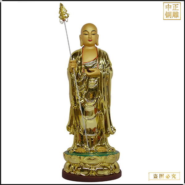 2米地藏王佛像鑄造