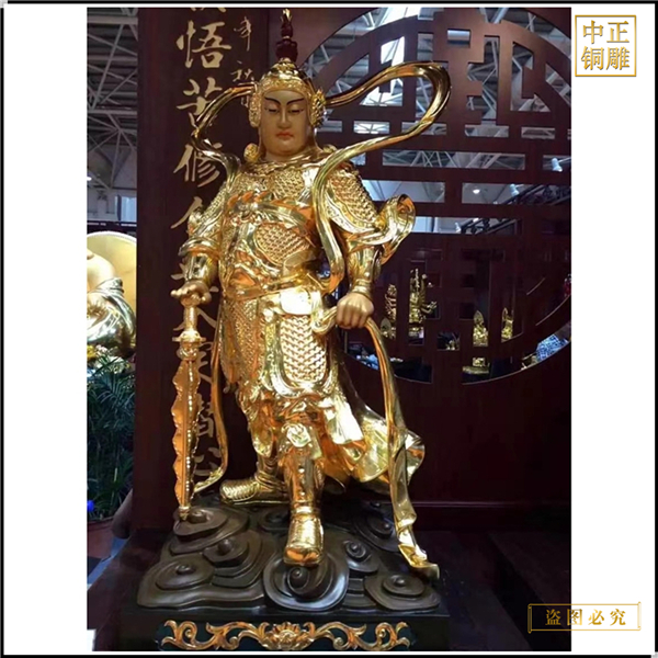 彩繪貼金韋陀菩薩銅像.jpg