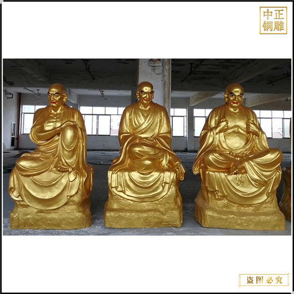供應(yīng)銅雕十八羅漢佛像