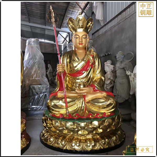 大型地藏王銅佛像