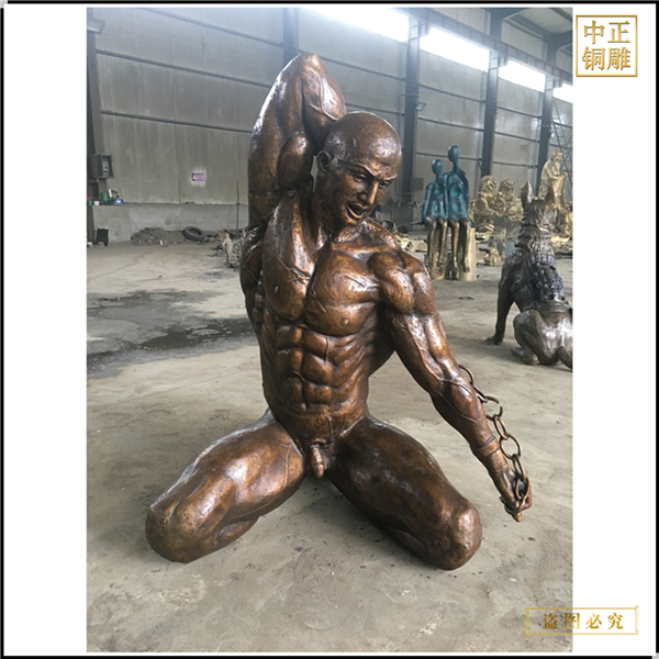肌肉男銅雕塑鑄造廠