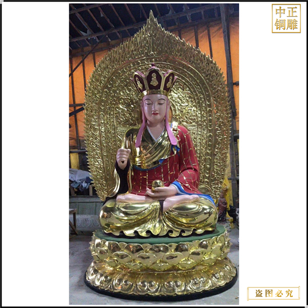 銷(xiāo)售現(xiàn)貨地藏王銅佛像