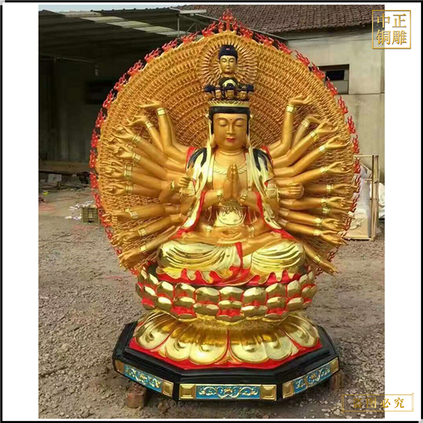 寺院觀(guān)音銅佛像鑄造廠(chǎng)家