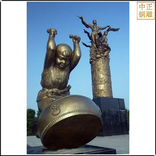 大型廣場民族文化人物銅雕塑