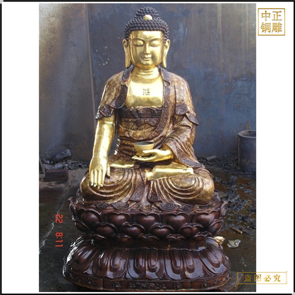 銷售寺廟釋迦摩尼佛祖銅像