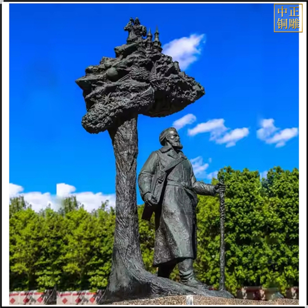 廣場標(biāo)志性人物雕塑