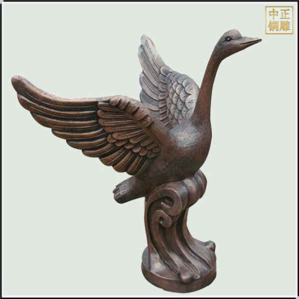 小型銅天鵝雕塑擺件.jpg
