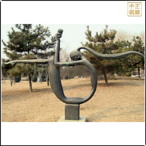 園林抽象銅雕塑