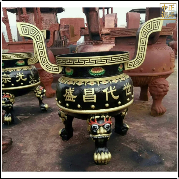 大型圓形銅香爐定制.jpg